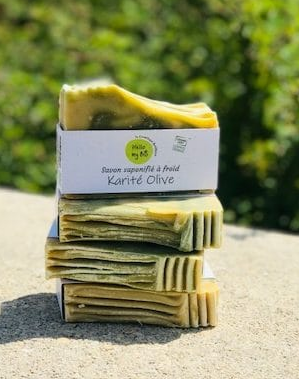 Savon 'karité - olive' saponifié à froid